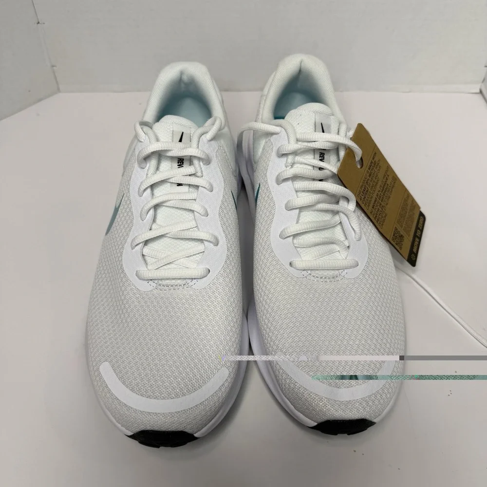 Nike Revolution 7 FB2207-103 White Dusty Cactus Men’s 10.5 Running Shoes NEW